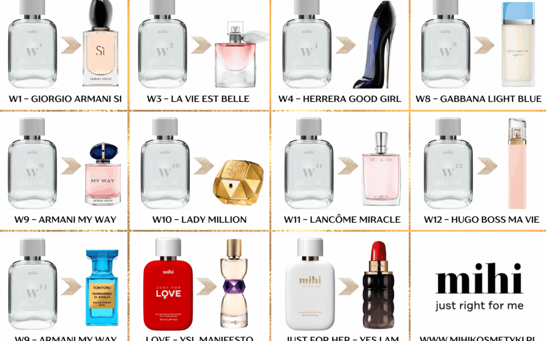 Perfumy Mihi dla Kobiet – Odpowiedniki najpopularniejszych zapachów świata !